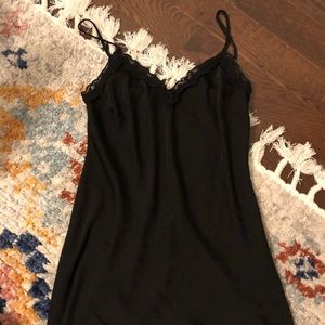 Black hollister slip dress